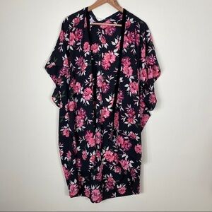 Floral Print Kimono